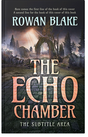 Premade Book Cover Rose Fog