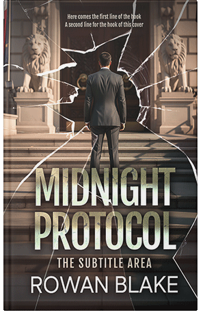 Premade Book Cover Taupe