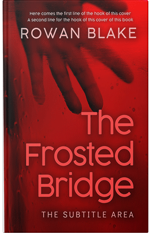 Premade Book Cover Dark Burgundy