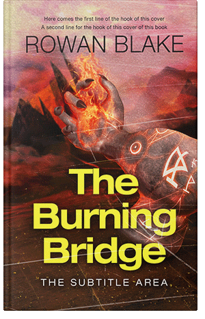 Premade Book Cover Sanguine Brown