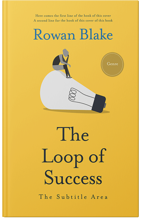 Front view of Premade Business Book Cover - Bright Sun #37239 | BookCoverZone*