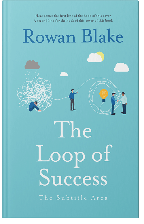 Front view of Premade Business Book Cover - Bermuda #37240 | BookCoverZone*