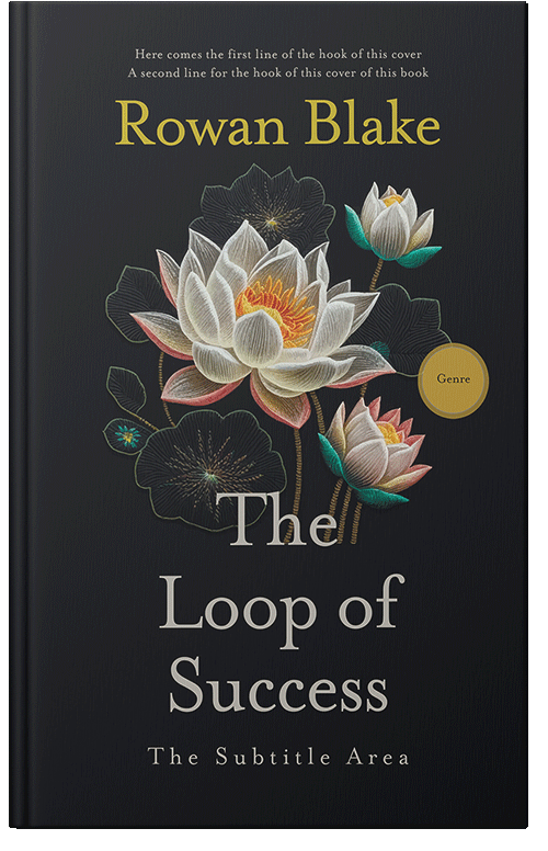 Front view of Premade Self-Improvement & Self-Help Book Cover - Woodsmoke #37246 | BookCoverZone*