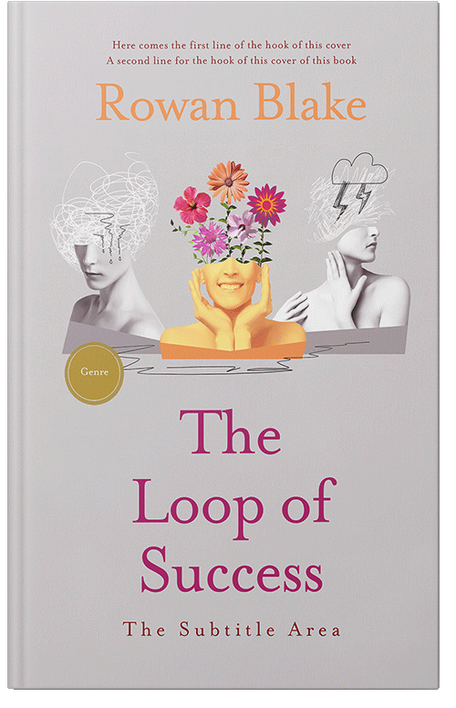 Front view of Premade  Book Cover - Swiss Coffee #37248 | BookCoverZone*