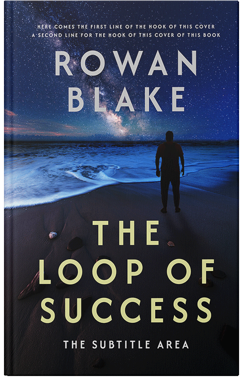 Front view of Premade  Book Cover - Ebony #37257 | BookCoverZone