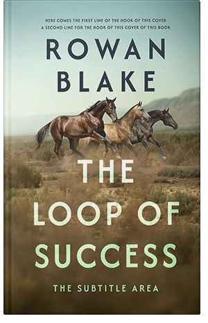 Premade Book Cover Yellow Metal