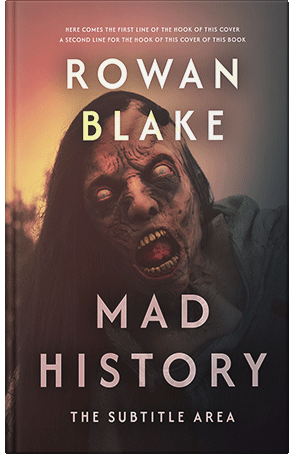 Premade Book Cover Cocoa Brown