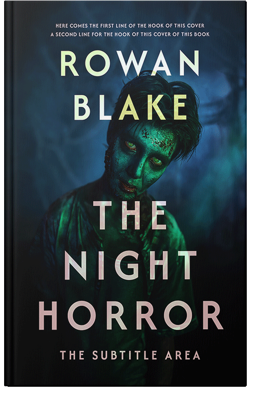 Front view of Premade  Book Cover - Black Pearl #37270 | BookCoverZone