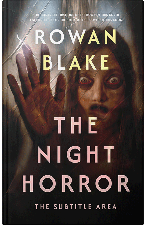 Front view of Premade  Book Cover - Night Rider #37271 | BookCoverZone