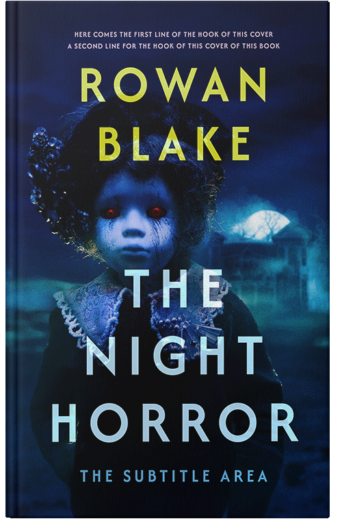 Front view of Premade  Book Cover - Black Pearl #37274 | BookCoverZone
