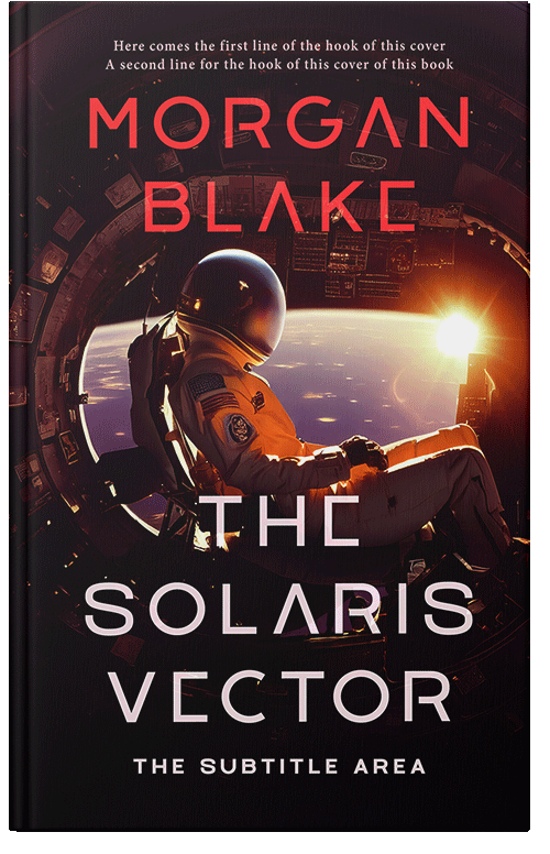 Front view of Premade Science Fiction Book Cover - Burning Sand #37286 | BookCoverZone