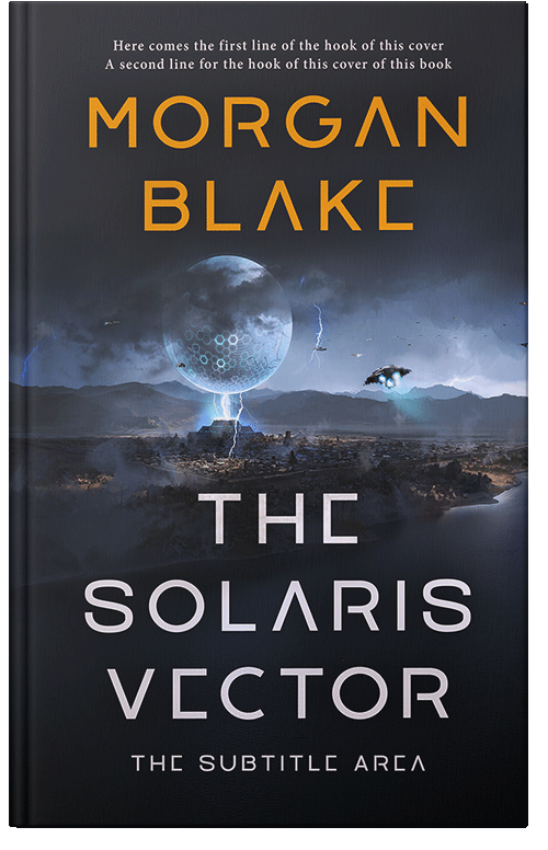 Front view of Premade Science Fiction Book Cover - Ebony Clay #37288 | BookCoverZone