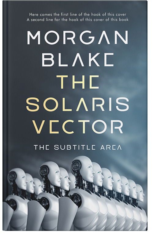Front view of Premade Science Fiction Book Cover - Ebony Clay #37291 | BookCoverZone