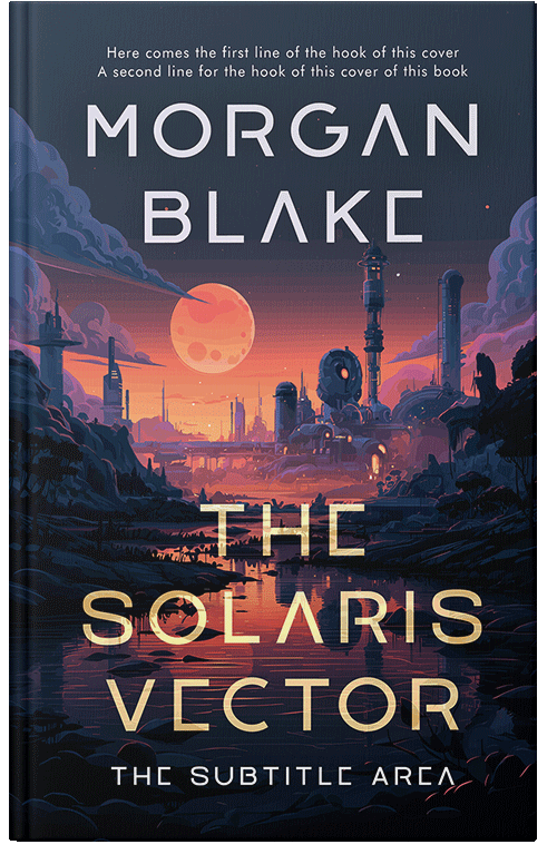 Front view of Premade Science Fiction Book Cover - Ebony Clay #37297 | BookCoverZone