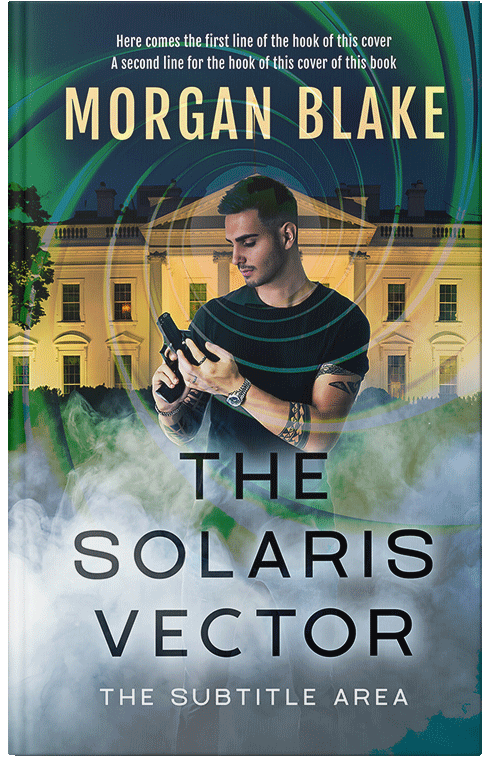 Front view of Premade Action & Adventure Book Cover - Akaroa #37306 | BookCoverZone
