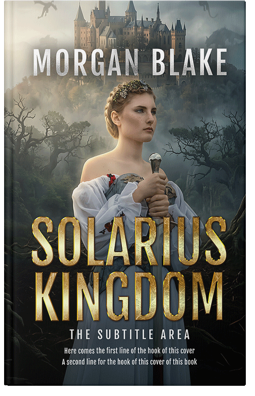 Front view of Premade Fantasy Book Cover - Outer Space #37314 | BookCoverZone