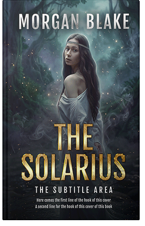 Premade Book Cover Outer Space