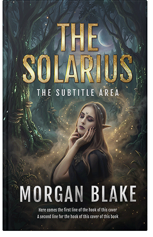 Premade Book Cover Outer Space