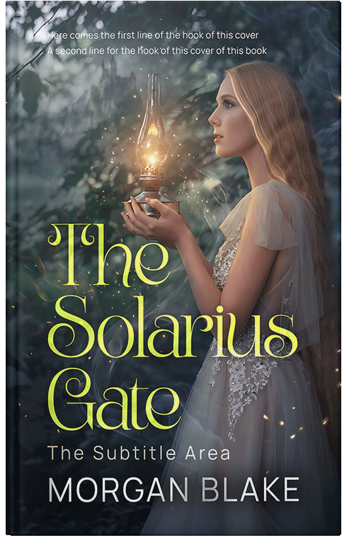 Front view of Premade Fantasy Book Cover - Outer Space #37325 | BookCoverZone