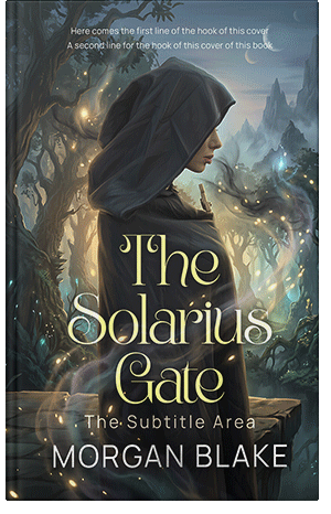 Premade Book Cover Outer Space