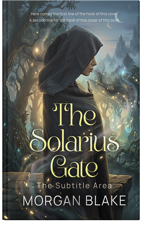 Front view of Premade Fantasy Book Cover - Outer Space #37326 | BookCoverZone