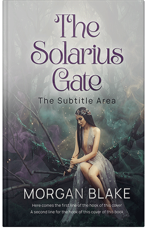 Premade Book Cover Gray Nickel