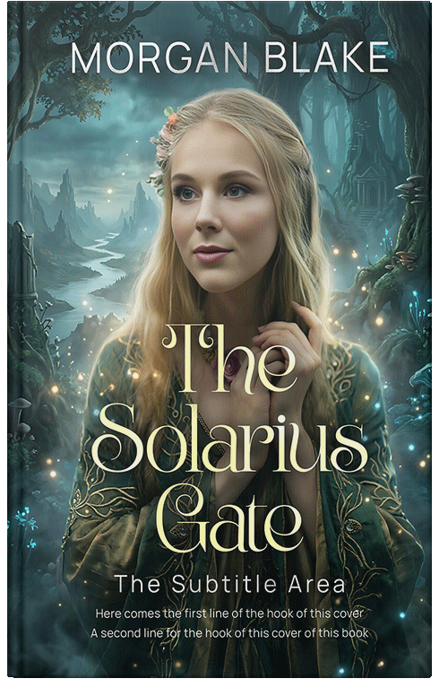 Front view of Premade Fantasy Book Cover - Outer Space #37331 | BookCoverZone