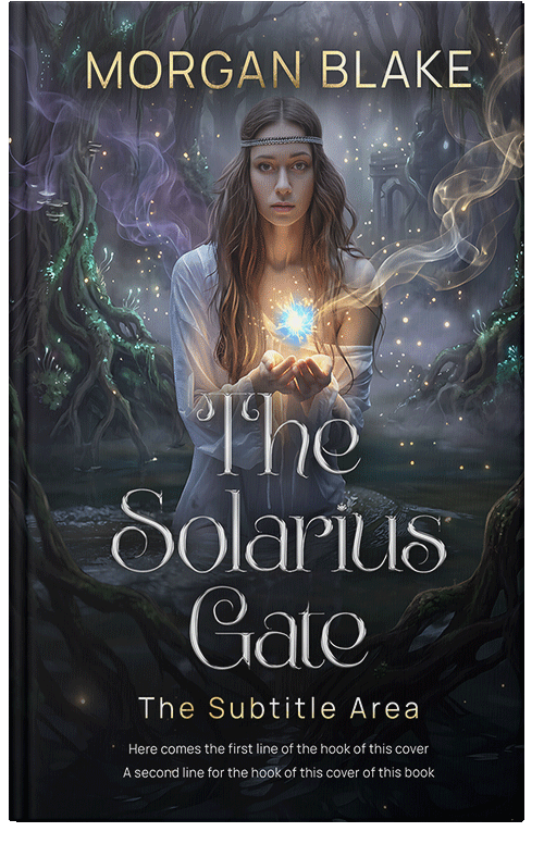 Front view of Premade Fantasy Book Cover - Shark #37333 | BookCoverZone