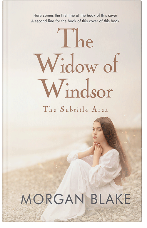Front view of Premade Romance Book Cover - Merino #37338 | BookCoverZone