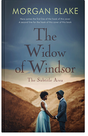 Premade Book Cover Blue Bayoux
