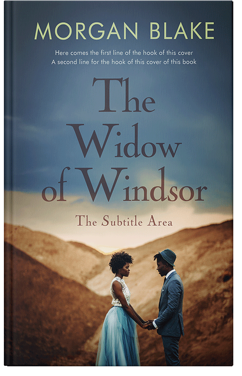 Front view of Premade Romance Book Cover - Blue Bayoux #37343 | BookCoverZone