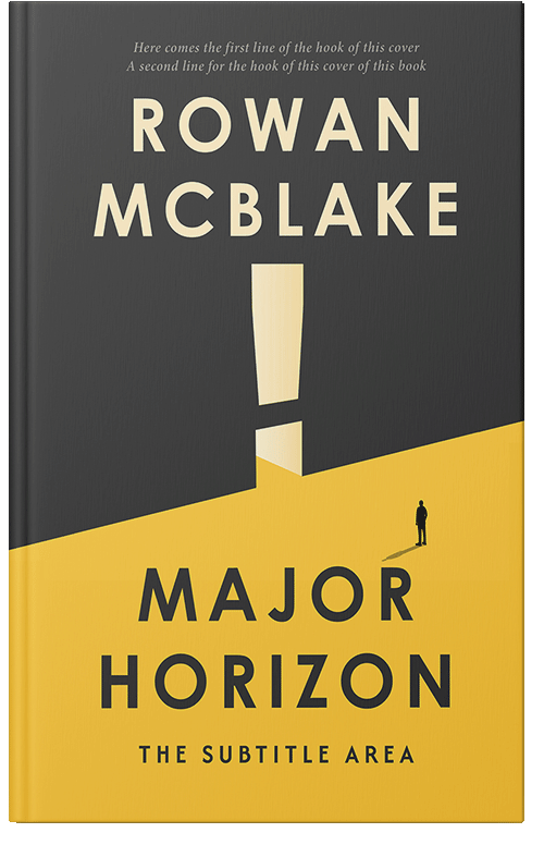 Front view of Premade Business Book Cover - Mine Shaft #37363 | BookCoverZone