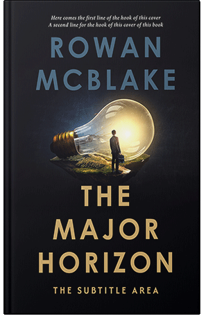 Premade Book Cover Tan