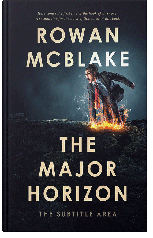 Front view of Premade Business Book Cover - Vulcan #37369 | BookCoverZone