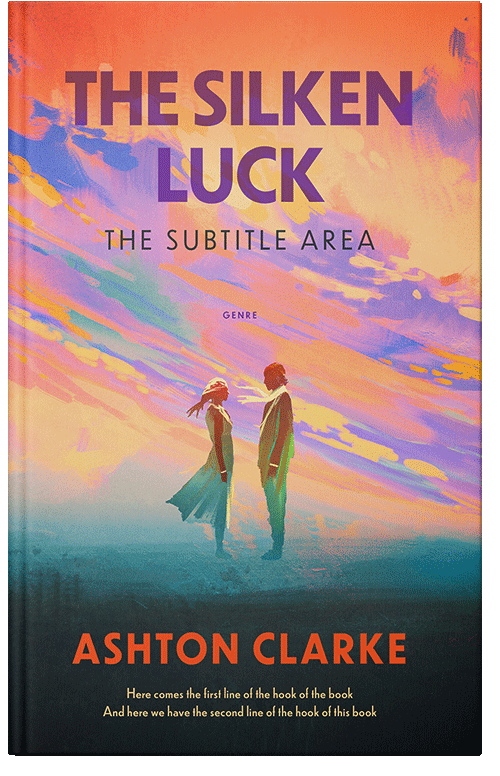 Front view of Cameo #50004 - Premade Romance Book Cover