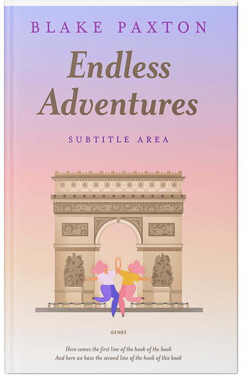 Front view of Dust Storm #50006 - Premade Travel Book Cover