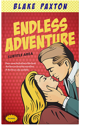 Pre Made Book Cover Flush Mahogany