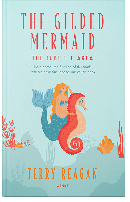 Front view of Jagged Ice #50017 - Premade Fantasy Book Cover