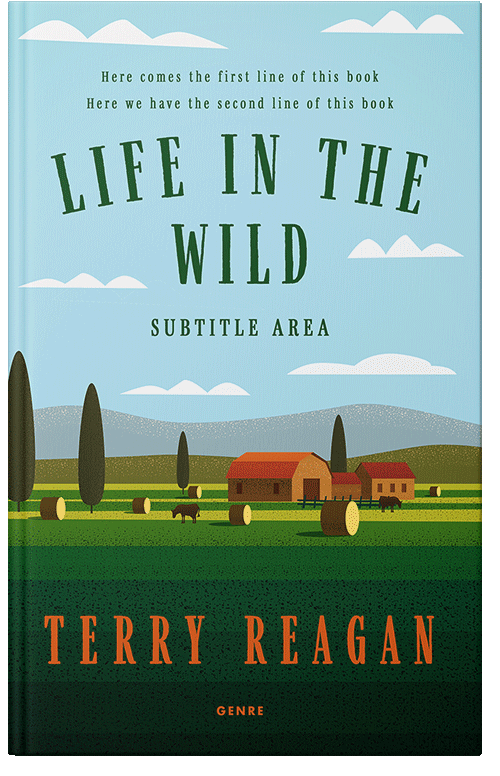 Front view of Parsley #50019 - Premade Literary Fiction Book Cover