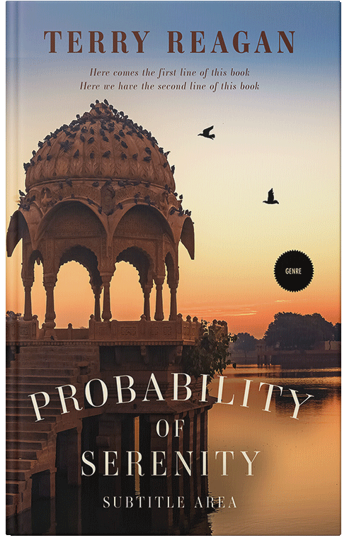 Front view of Pancho #50028 - Premade Travel Book Cover