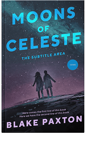 Pre Made Book Cover Ebony Clay