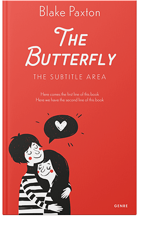 Pre Made Book Cover Cinnabar