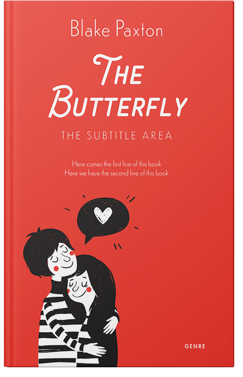 Front view of Cinnabar #50034 - Premade Romance Book Cover