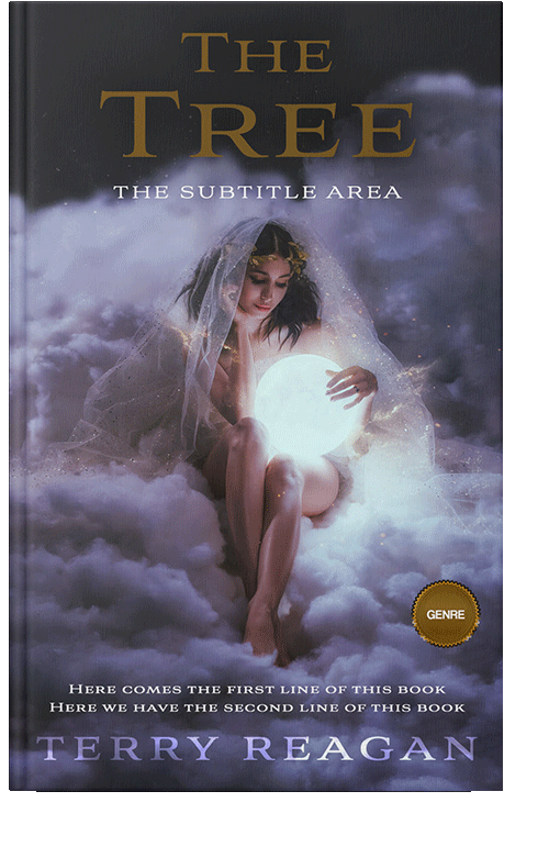 Front view of Gun Powder #50042 - Premade Fantasy Book Cover