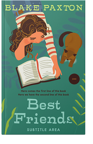 Pre Made Book Cover Viridian