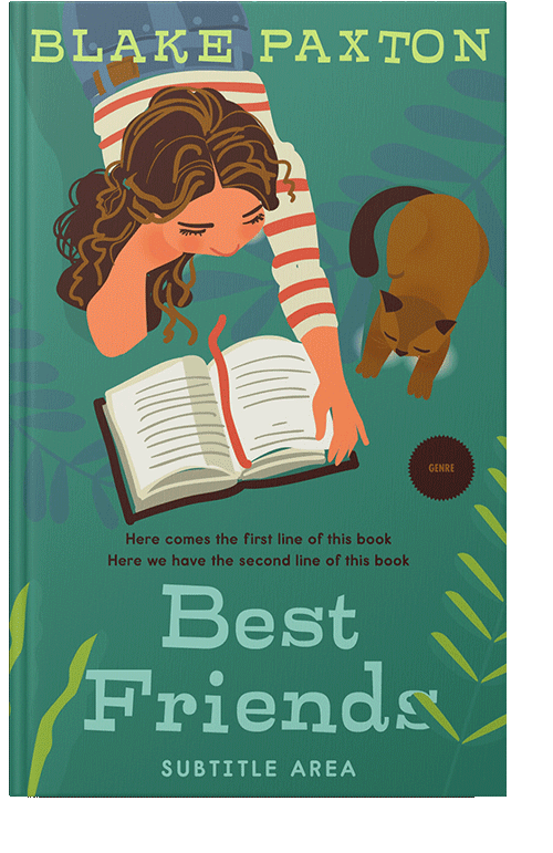 Front view of Viridian #50048 - Premade Teen & Young Adult Book Cover