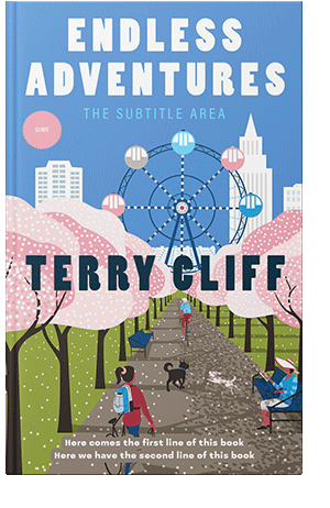 Pre Made Book Cover Havelock Blue