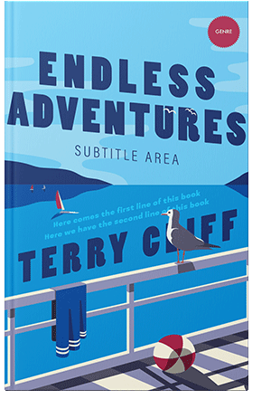 Pre Made Book Cover Seagull