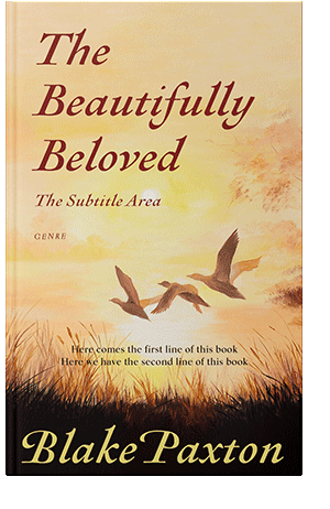 Pre Made Book Cover Chalky