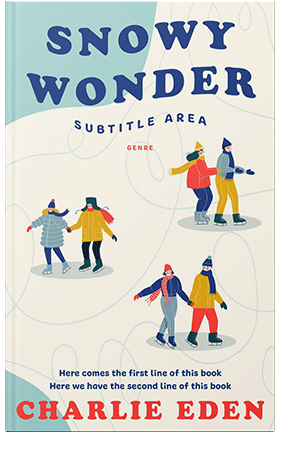 Pre Made Book Cover Ecru White